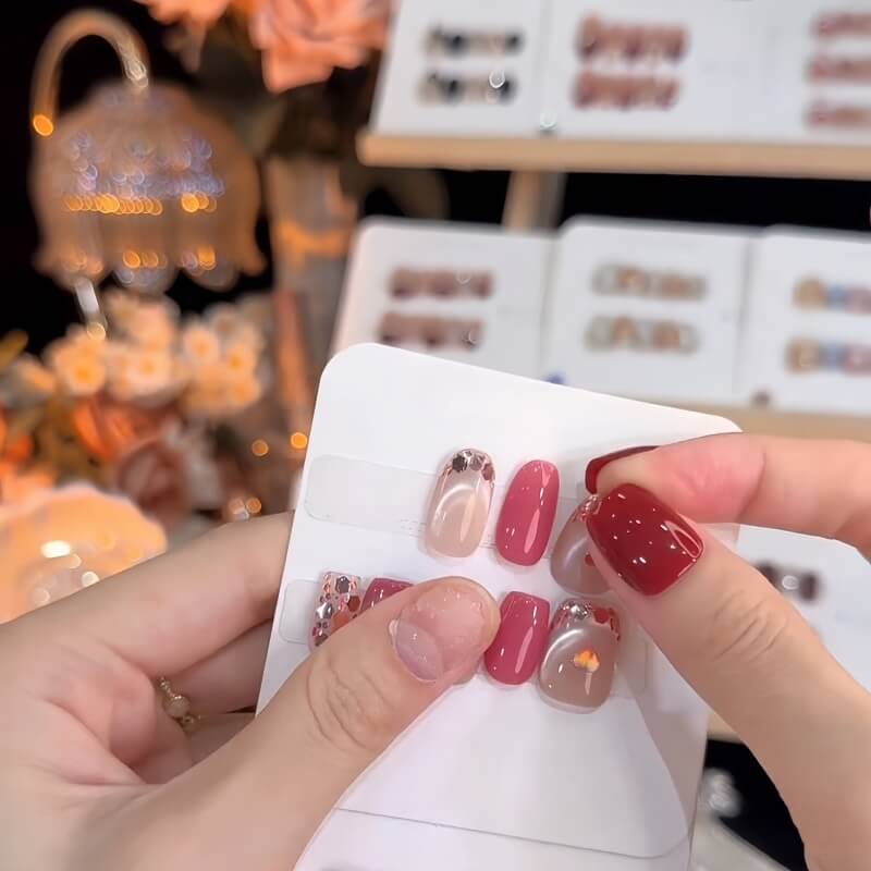 French Kiss Cat-Eye French Press-On Nails