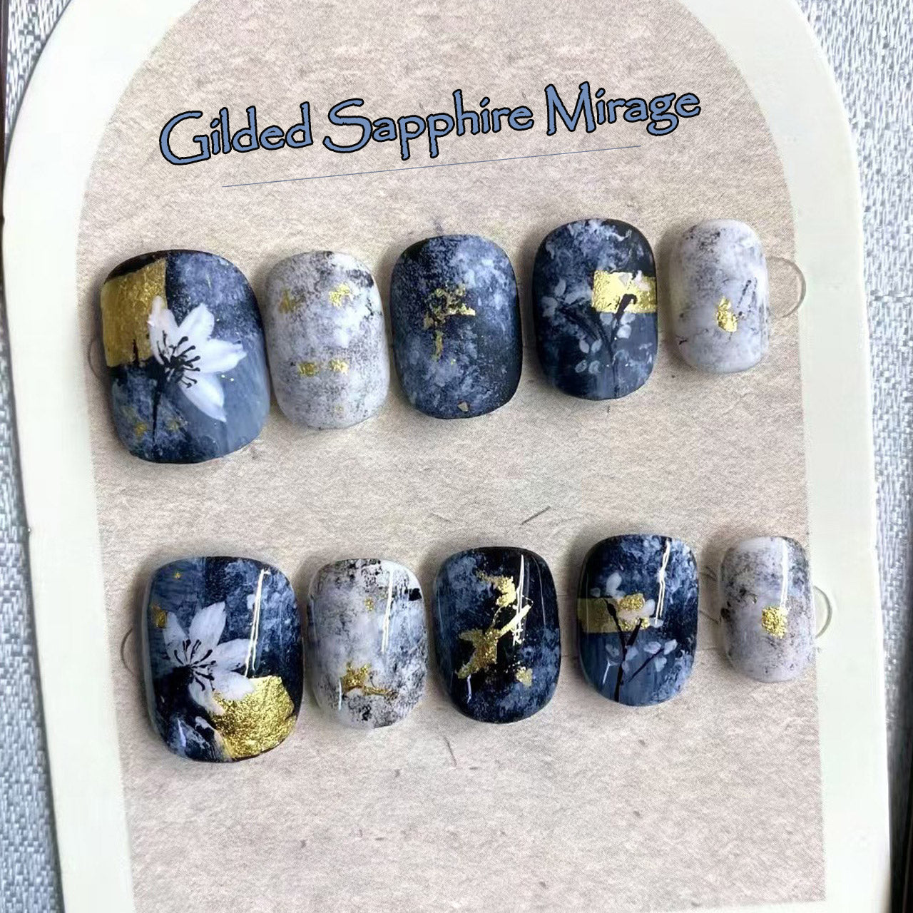 Gilded Sapphire Mirage