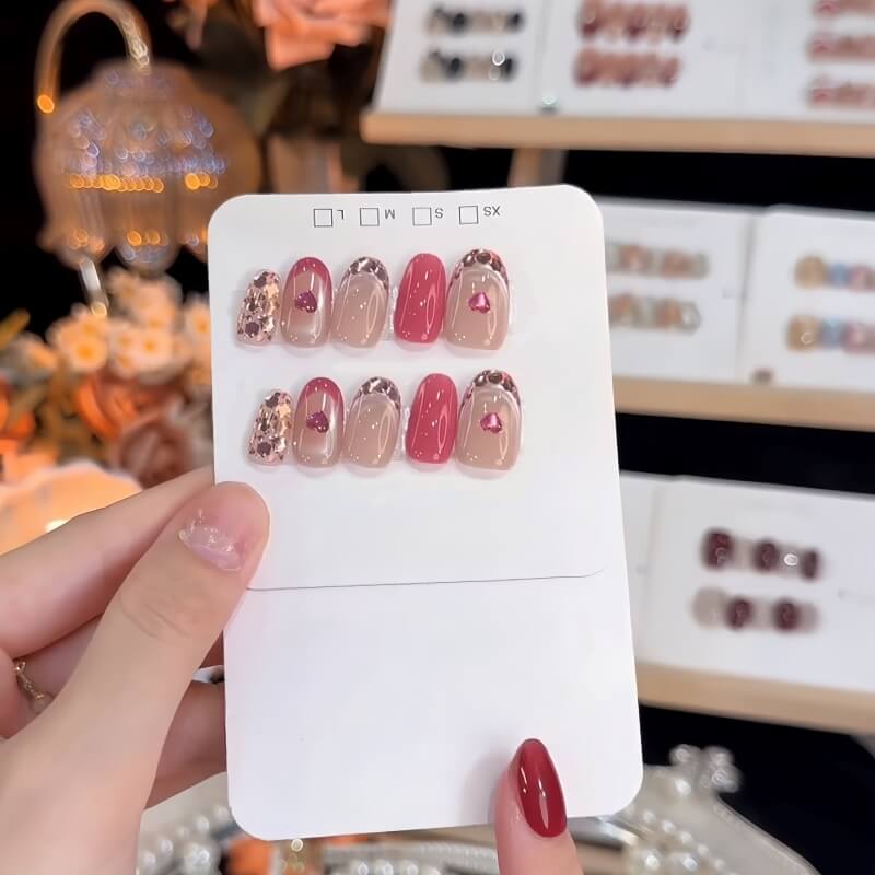 French Kiss Cat-Eye French Press-On Nails