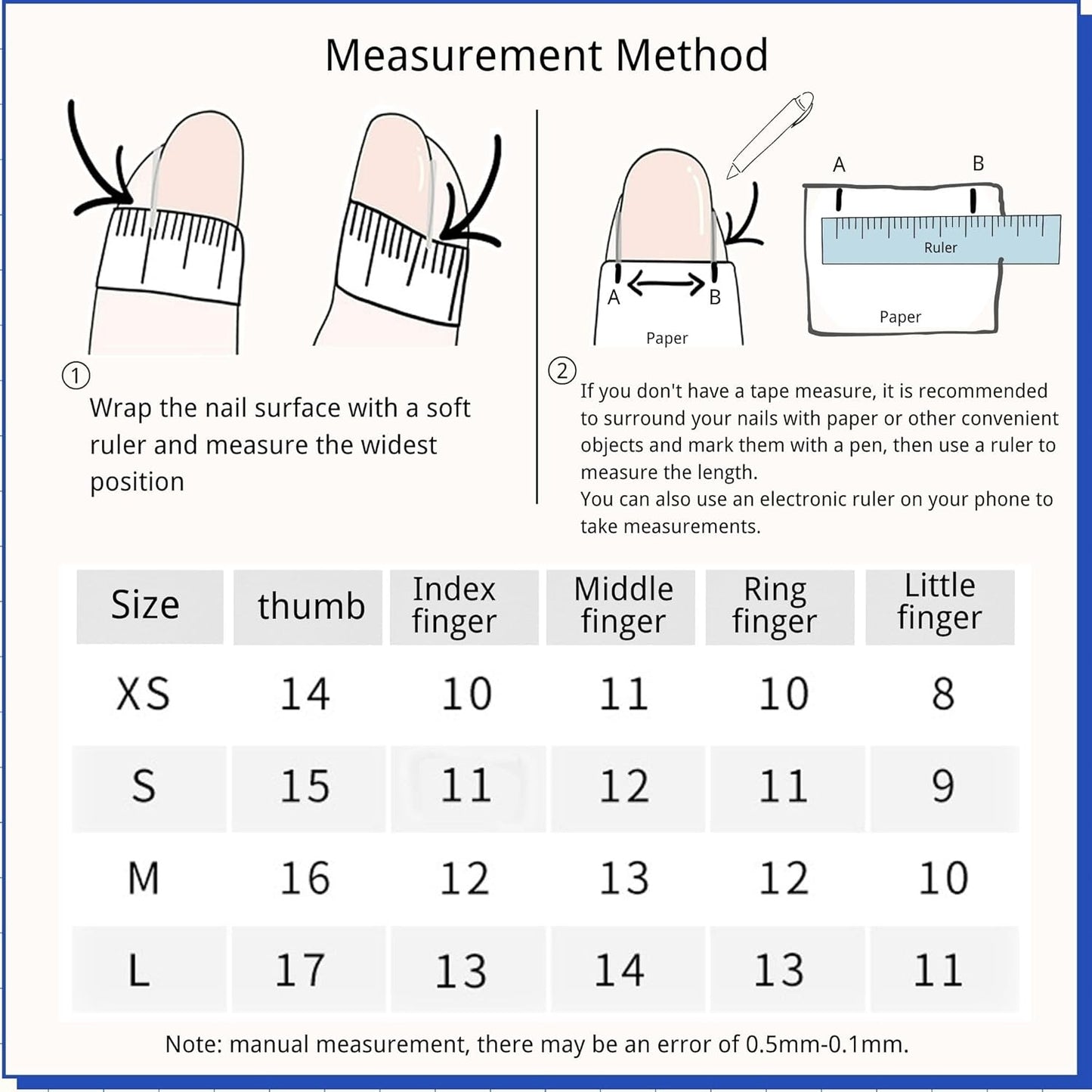 Detachable Clip On 2-in-1 Style Press-on nails