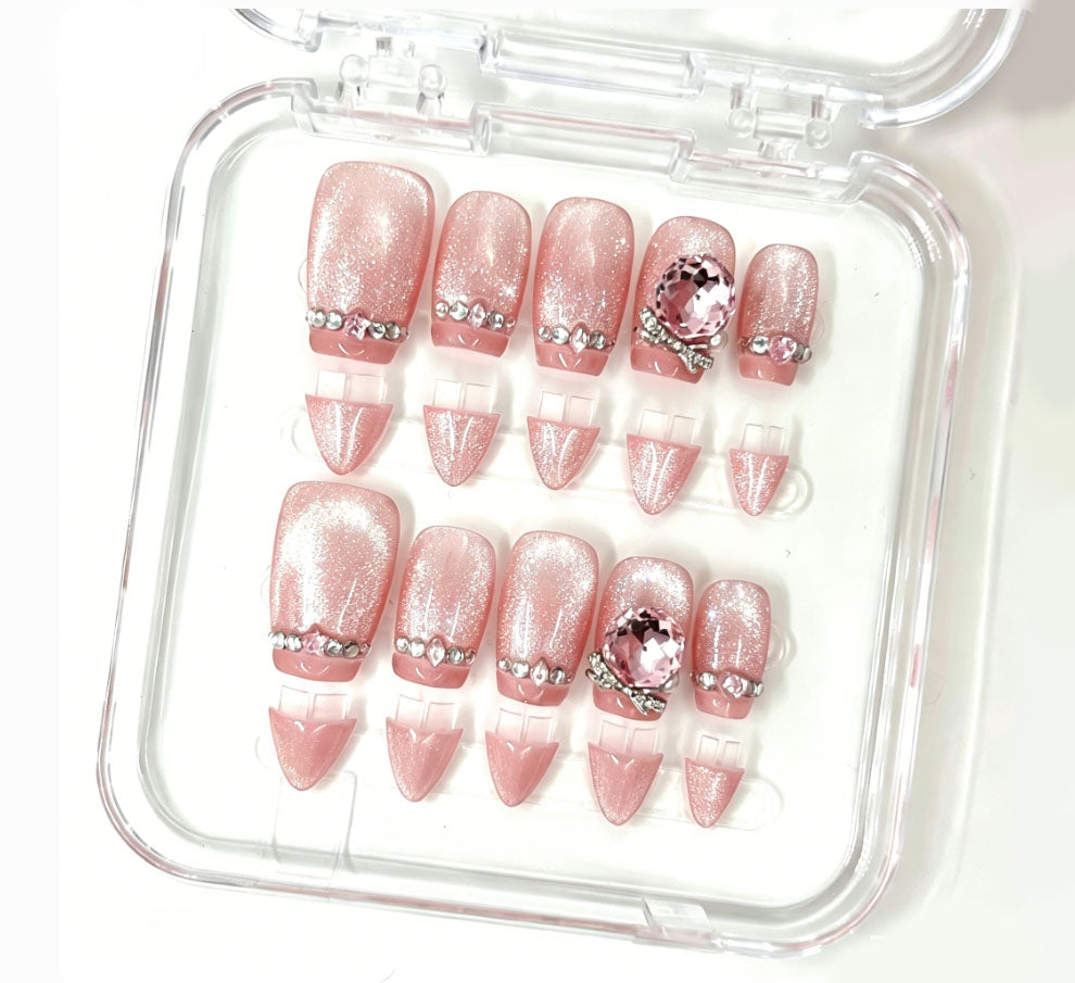 Interchangeable Length Press-on Nails | Daily & Party Versatile Style