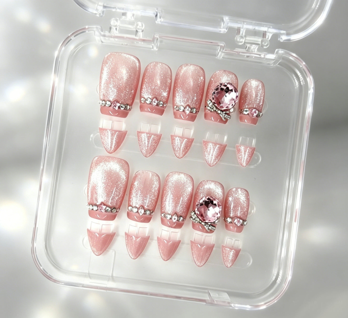 Interchangeable Length Press-on Nails | Daily & Party Versatile Style