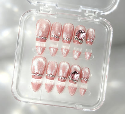 Interchangeable Length Press-on Nails | Daily & Party Versatile Style
