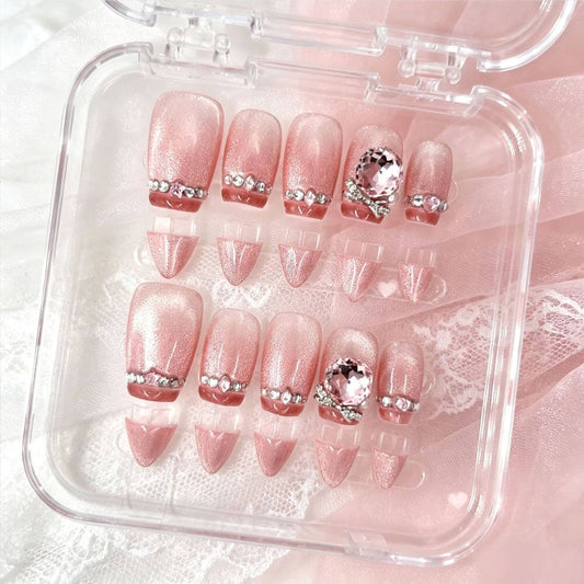 Interchangeable Length Press-on Nails | Daily & Party Versatile Style