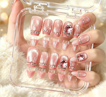 Interchangeable Length Press-on Nails | Daily & Party Versatile Style