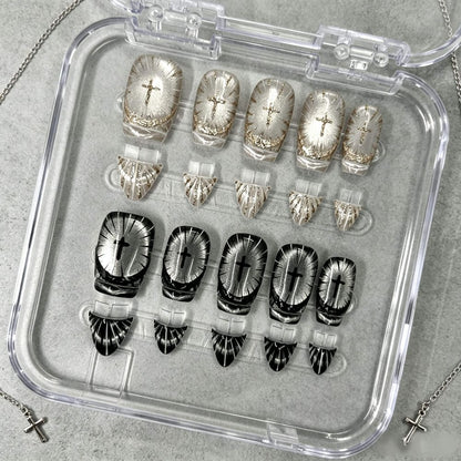 Interchangeable Length Press-on Nails | Daily & Party Versatile Style