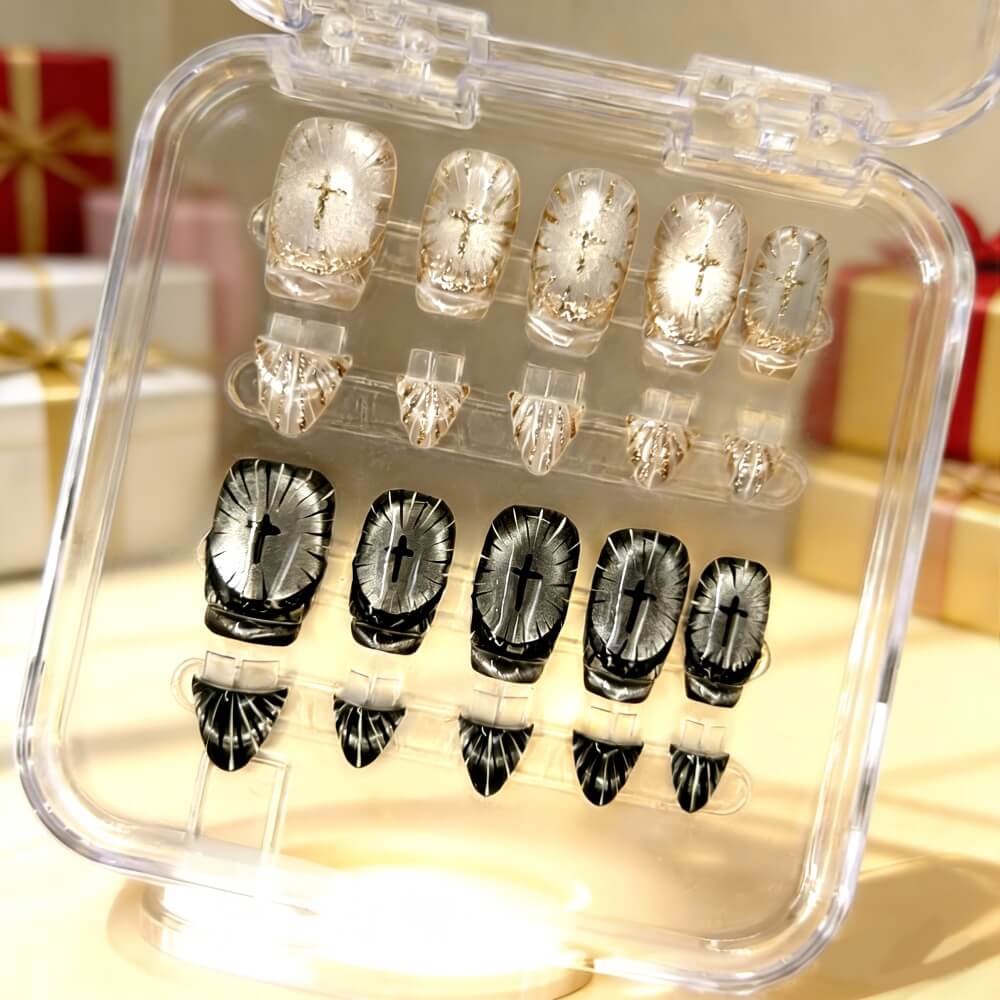 Gilded Leopard Adjustable Length Press-on Nails