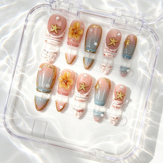 Interchangeable Length Press-on Nails | Daily & Party Versatile Style