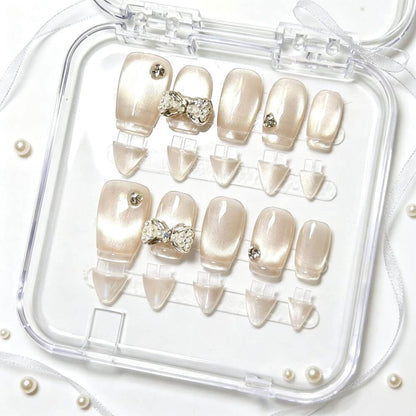 Interchangeable Length Press-on Nails | Daily & Party Versatile Style