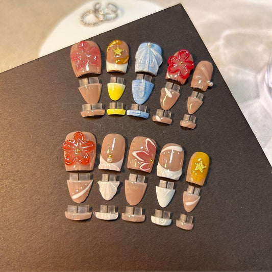 Detachable Clip On 2-in-1 Style Press-on nails