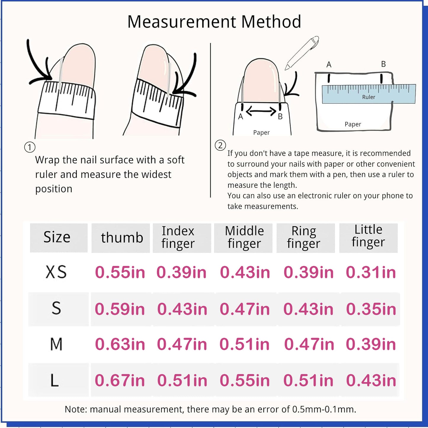 Silk Shore 2-in-1 Style Adjustable Length Press-on Nails