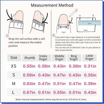 Silk Shore 2-in-1 Style Adjustable Length Press-on Nails