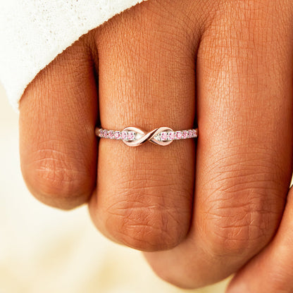 MOM & DAUGHTER INFINITY HEART RING