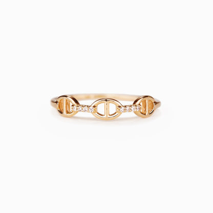 Forever Linked Together Chain Link Ring