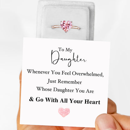 Go With All Your Heart Solitaire Ring