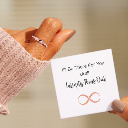 MOM & DAUGHTER INFINITY HEART RING